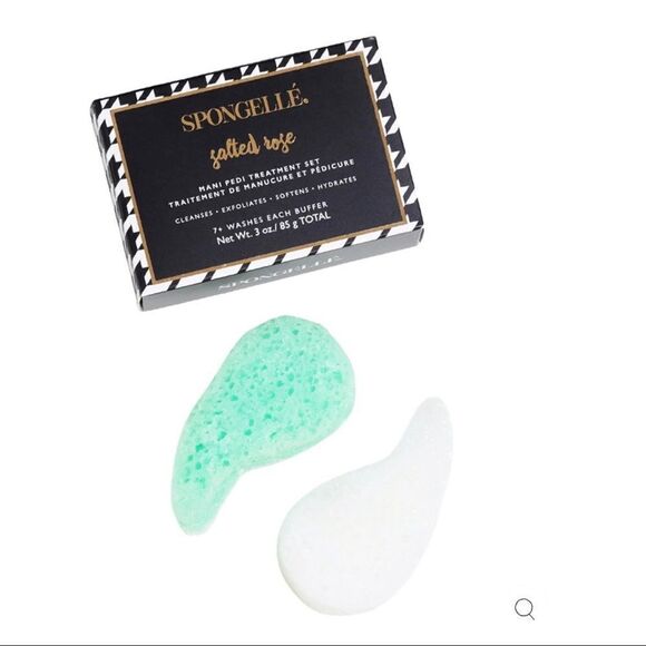 Salted Rose Mani Ped Treatment Set By Spongelle - New In Box - Picture 1 of 4